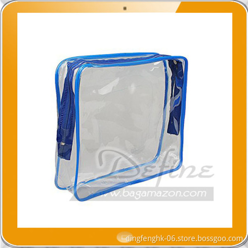 3 pcs PVC Clear Toiletry/Cosmetic/Storage Bag Set with Handle